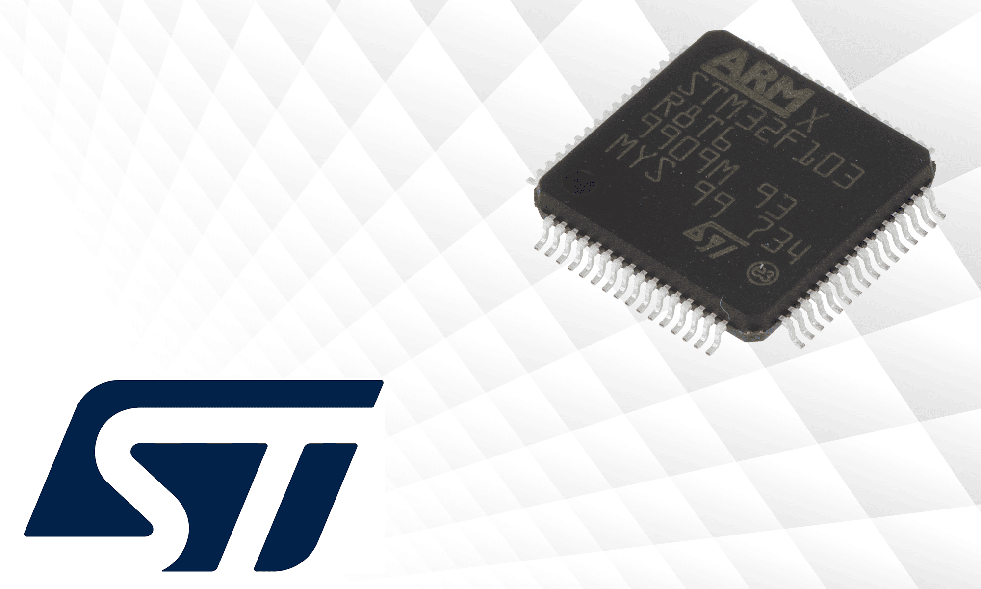 Mikrocontroladores de la familia STM32F103 de la empresa STMicroelectronics