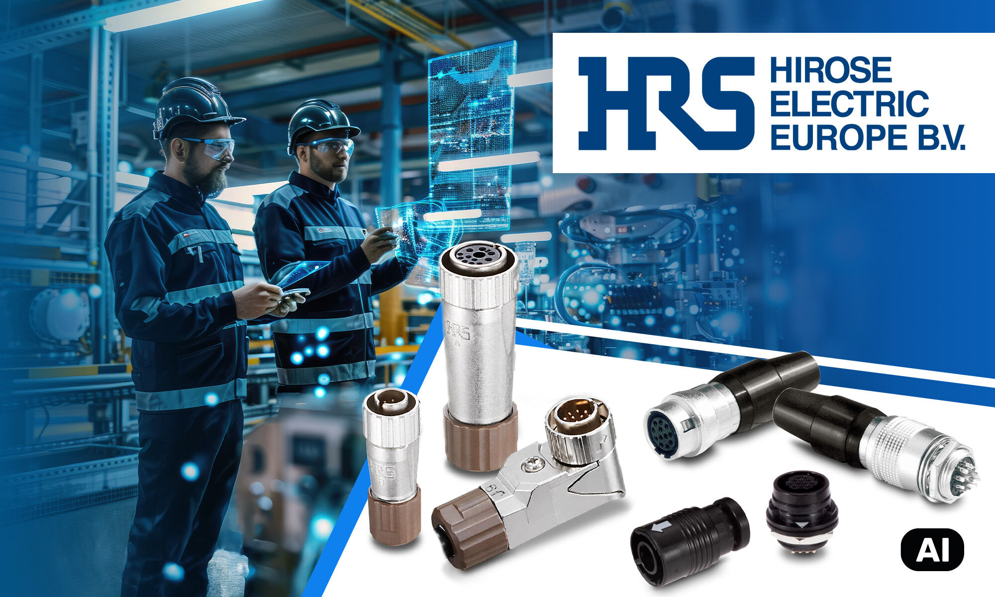 Conectores Hirose para várias aplicações – visão geral das séries disponíveis