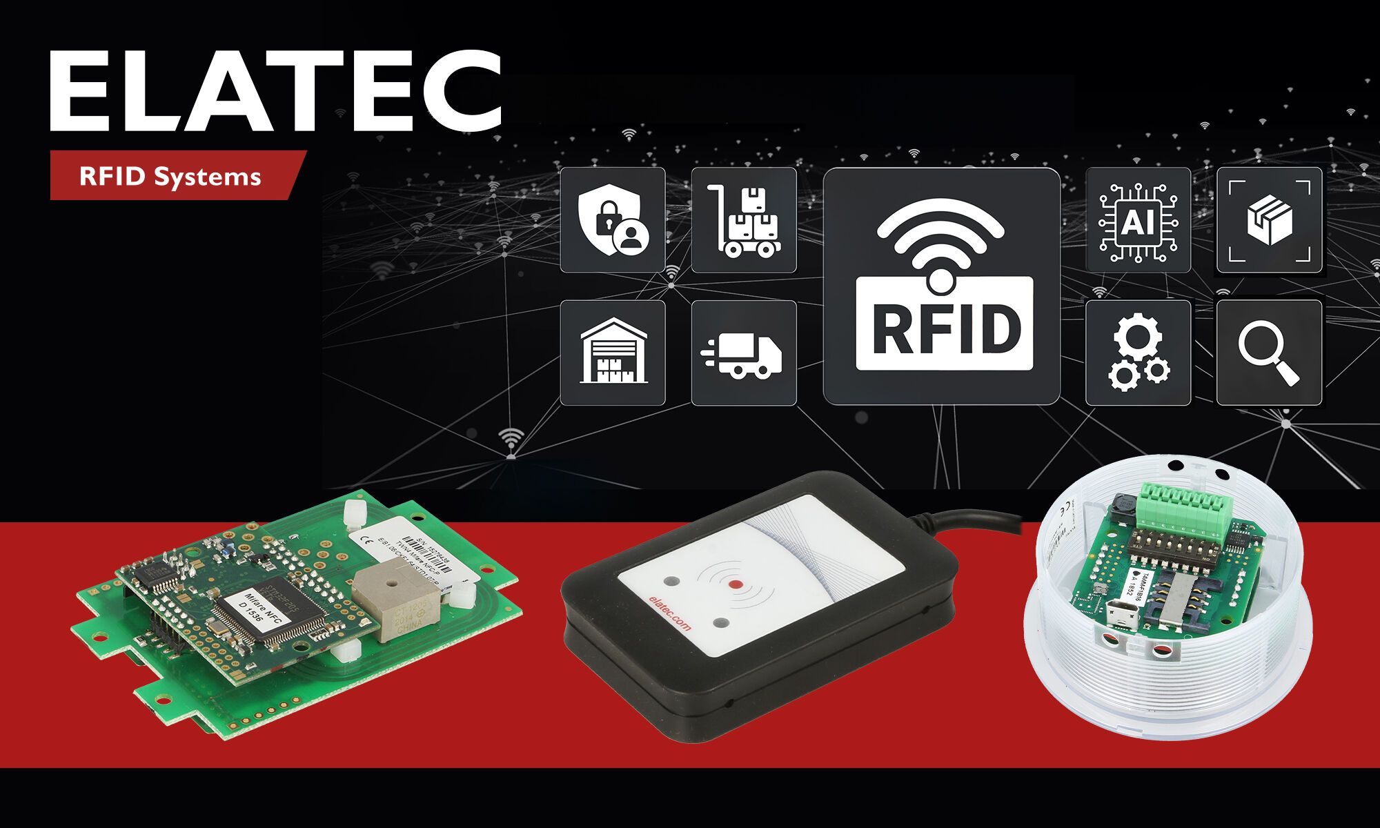 Moduły i czytniki RFID od ELATEC – od autoryzacji operatora do Smart Factory