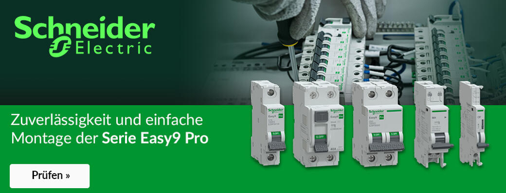 Zuverlässigkeit und einfache Montage der Serie Easy9 Pro