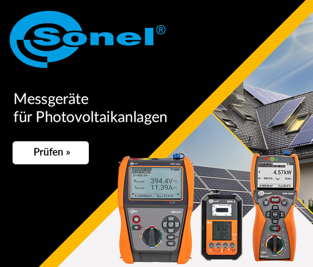 Messgeräte für Photovoltaikanlagen