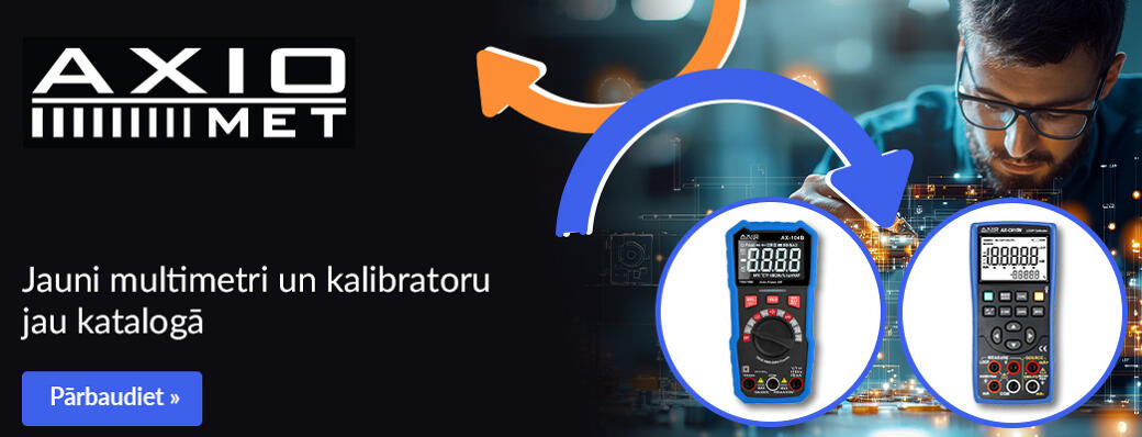 Jauni multimetri un kalibratoru jau katalogā