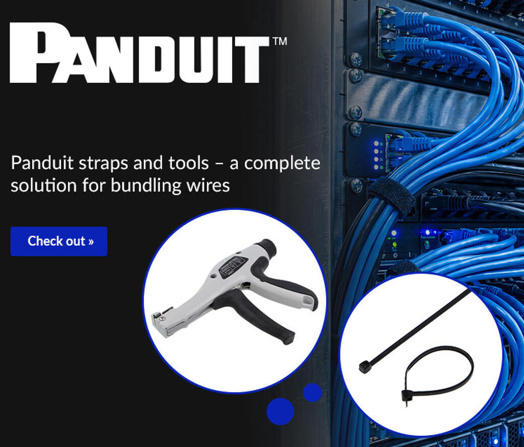 Panduit straps and tools – a complete solution for bundling wires