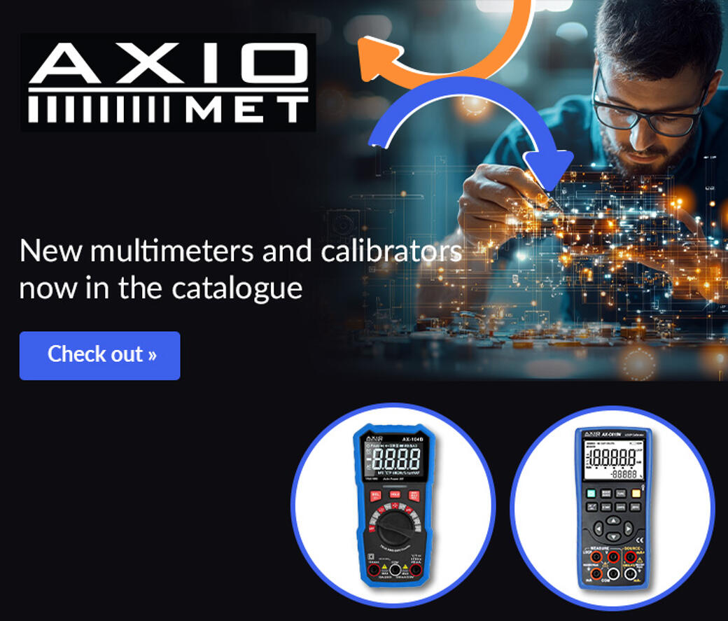 New multimeters and calibrators now in the catalogue