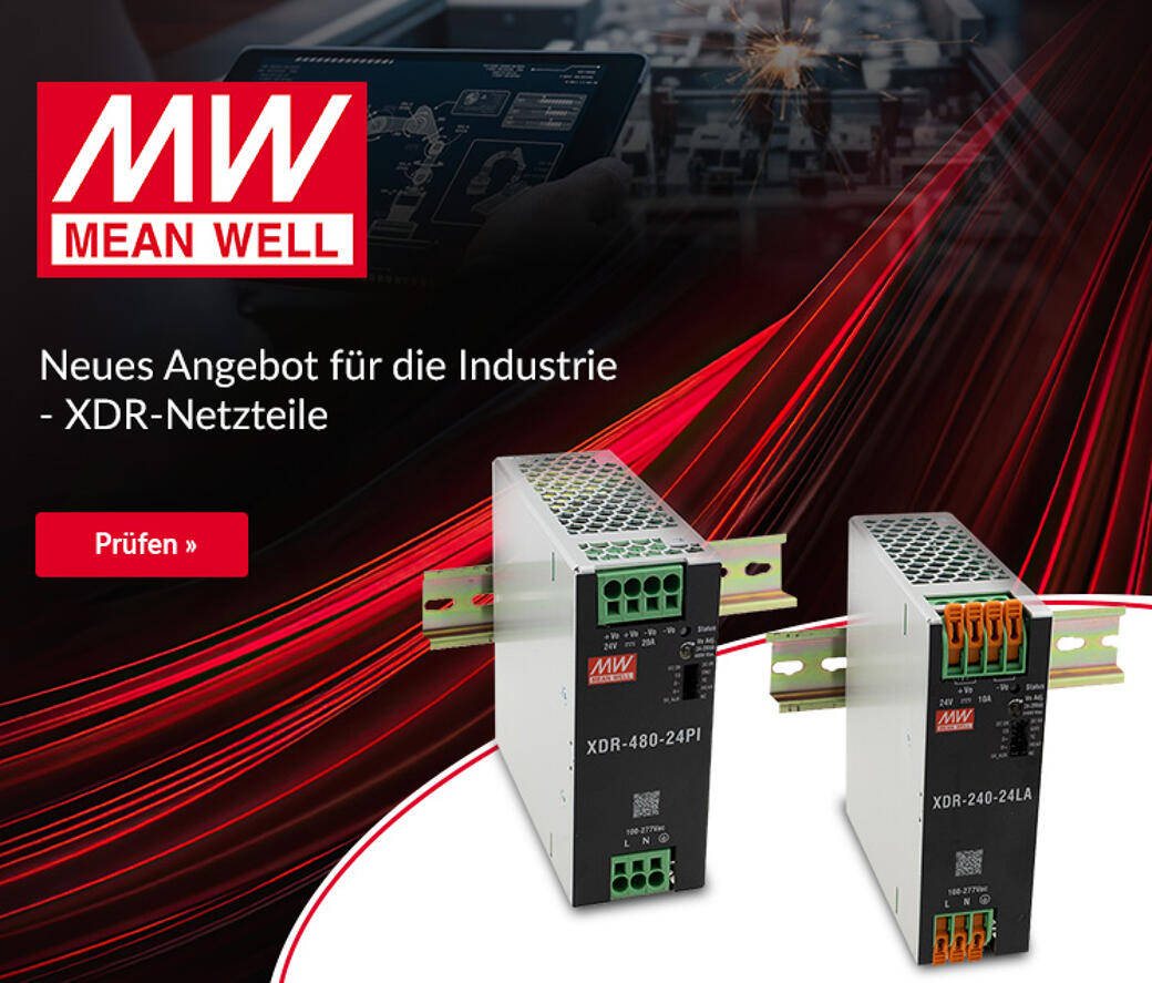 Neues Angebot für die Industrie - XDR-Netzteile