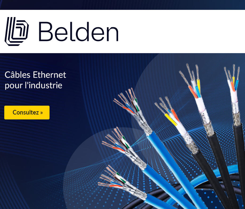 Câbles Ethernet pour l'industrie

---

Transmission fiable dans des environnements à forte interférence

---

Câbles Ethernet durables pour l'automatisation industrielle