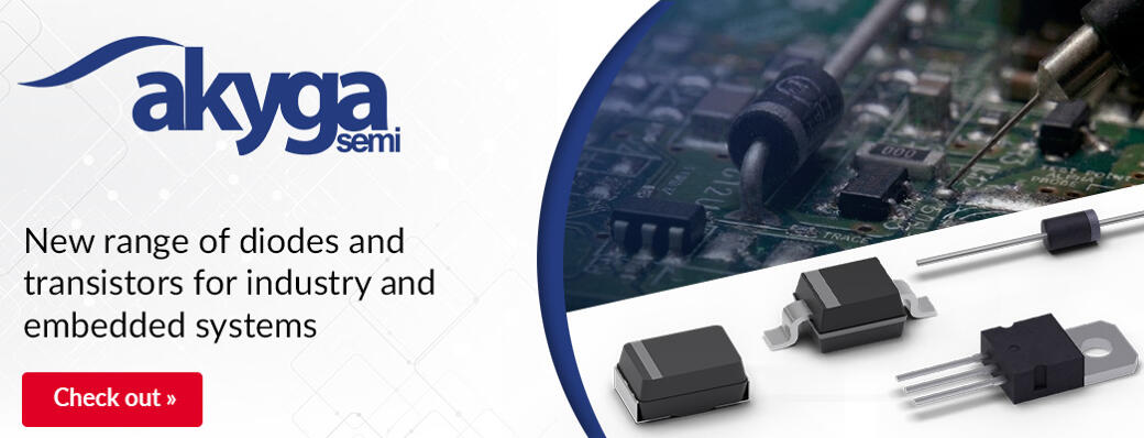 New range of diodes and transistors for industry and embedded systems