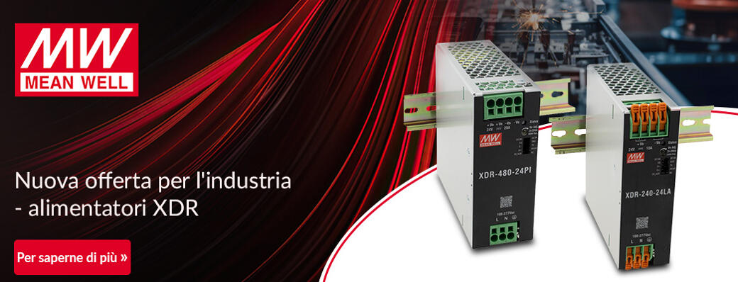 Nuova offerta per l'industria - alimentatori XDR