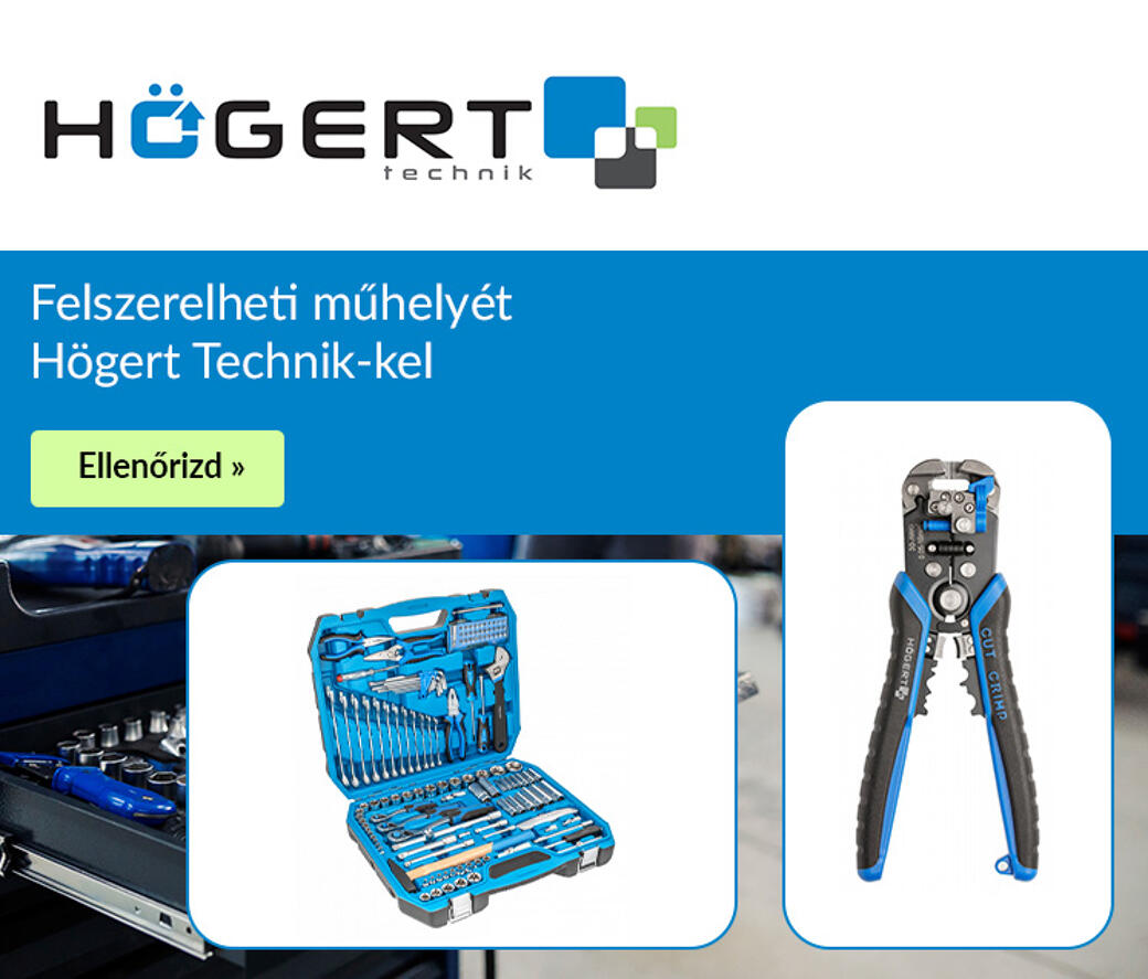 Felszerelheti műhelyét Högert Technik-kel