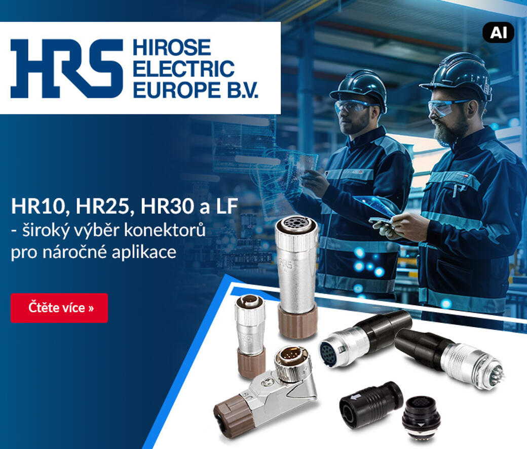 HR10, HR25, HR30 a LF \- široký výběr konektorů pro náročné aplikace