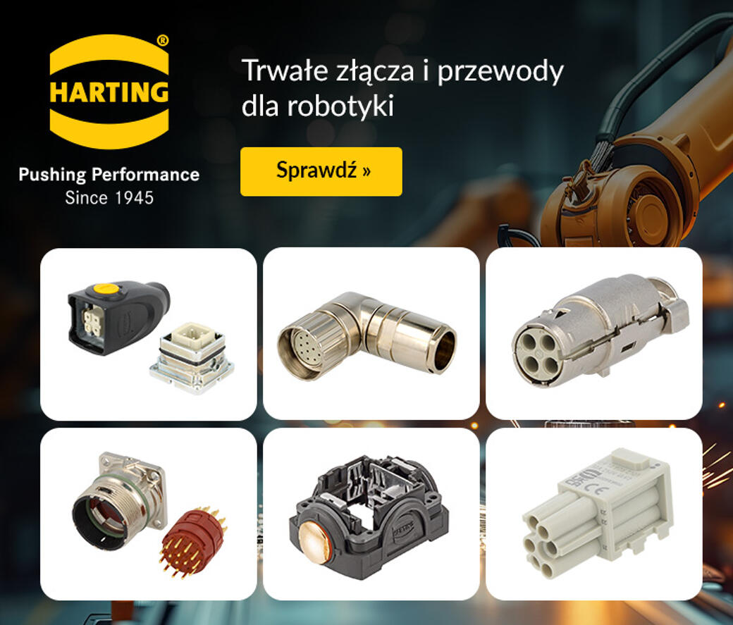 Trwałe złącza i przewody dla robotyki