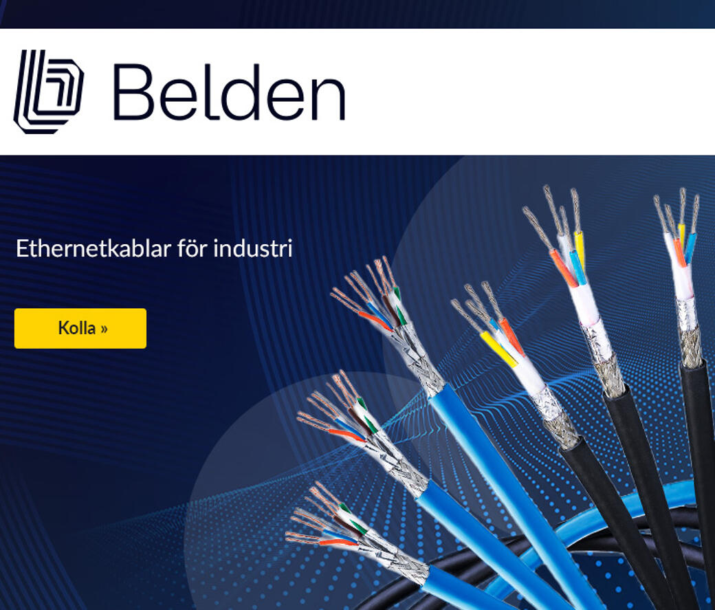 Ethernetkablar för industri

---

Pålitlig överföring i miljöer med hög störning

---

Hållbara Ethernetkablar för industriell automation
