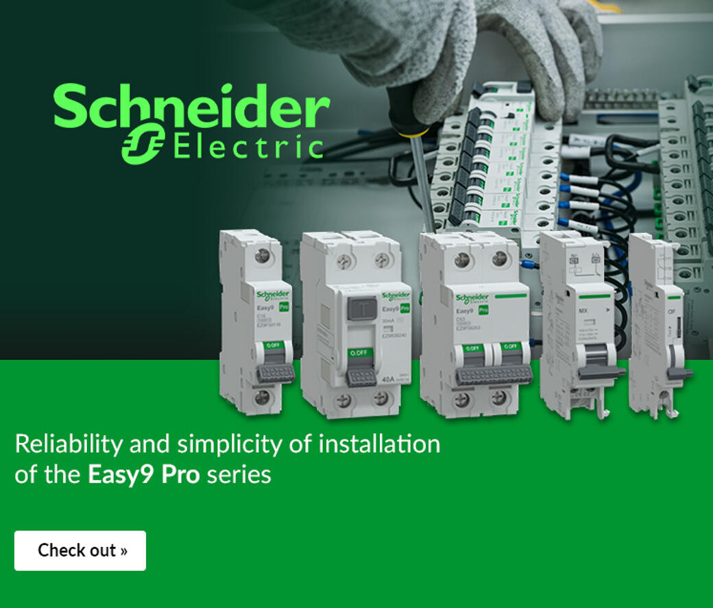 Reliability and simplicity of installation of the Easy9 Pro series