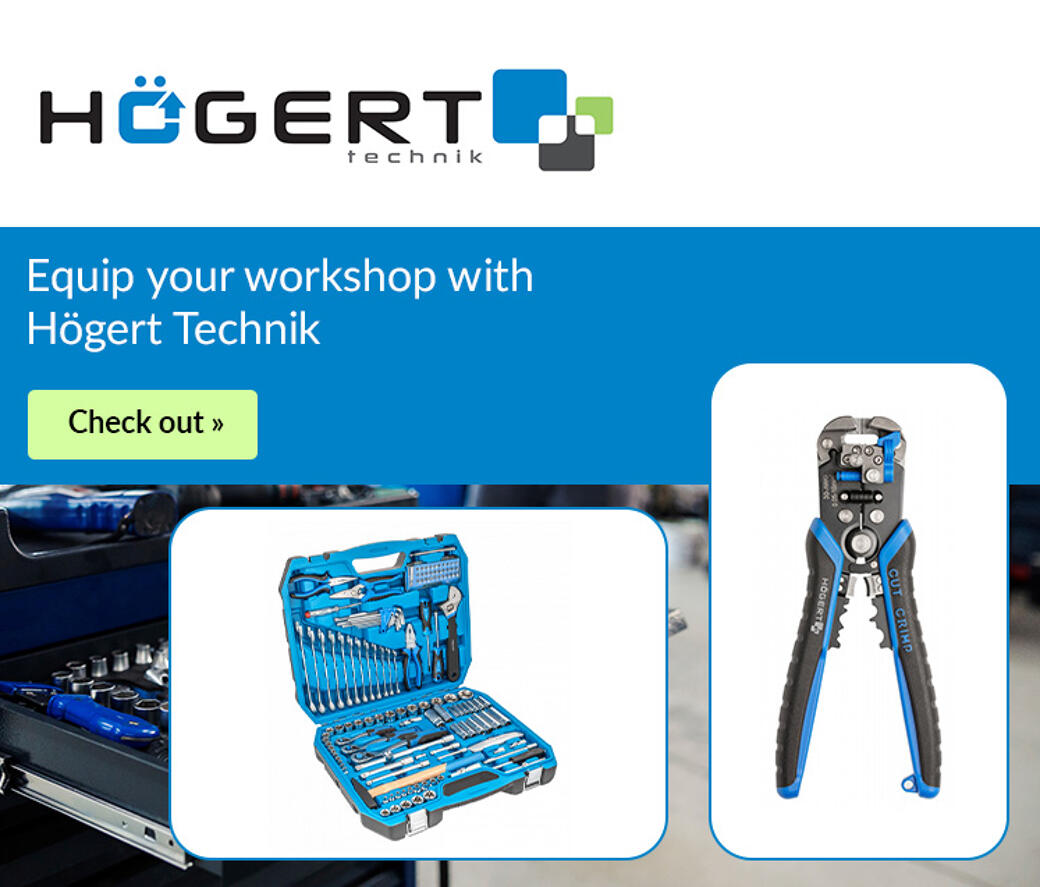 Equip your workshop with Högert Technik