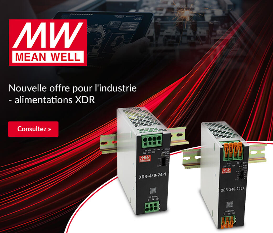 Nouvelle offre pour l'industrie \- alimentations XDR