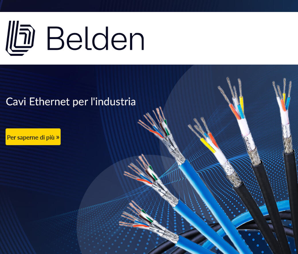 Cavi Ethernet per l'industria

---

Trasmissione affidabile in ambienti ad alta interferenza

---

Cavi Ethernet durevoli per l'automazione industriale